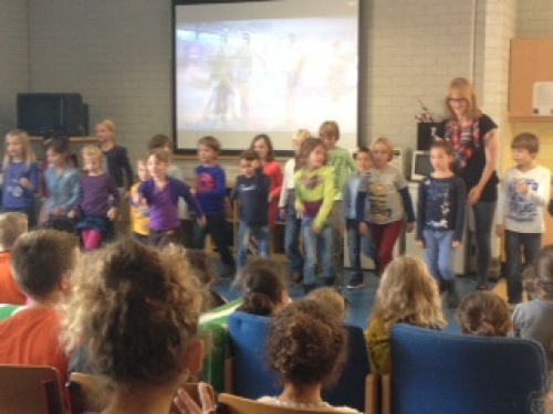 Open podium middenbouw